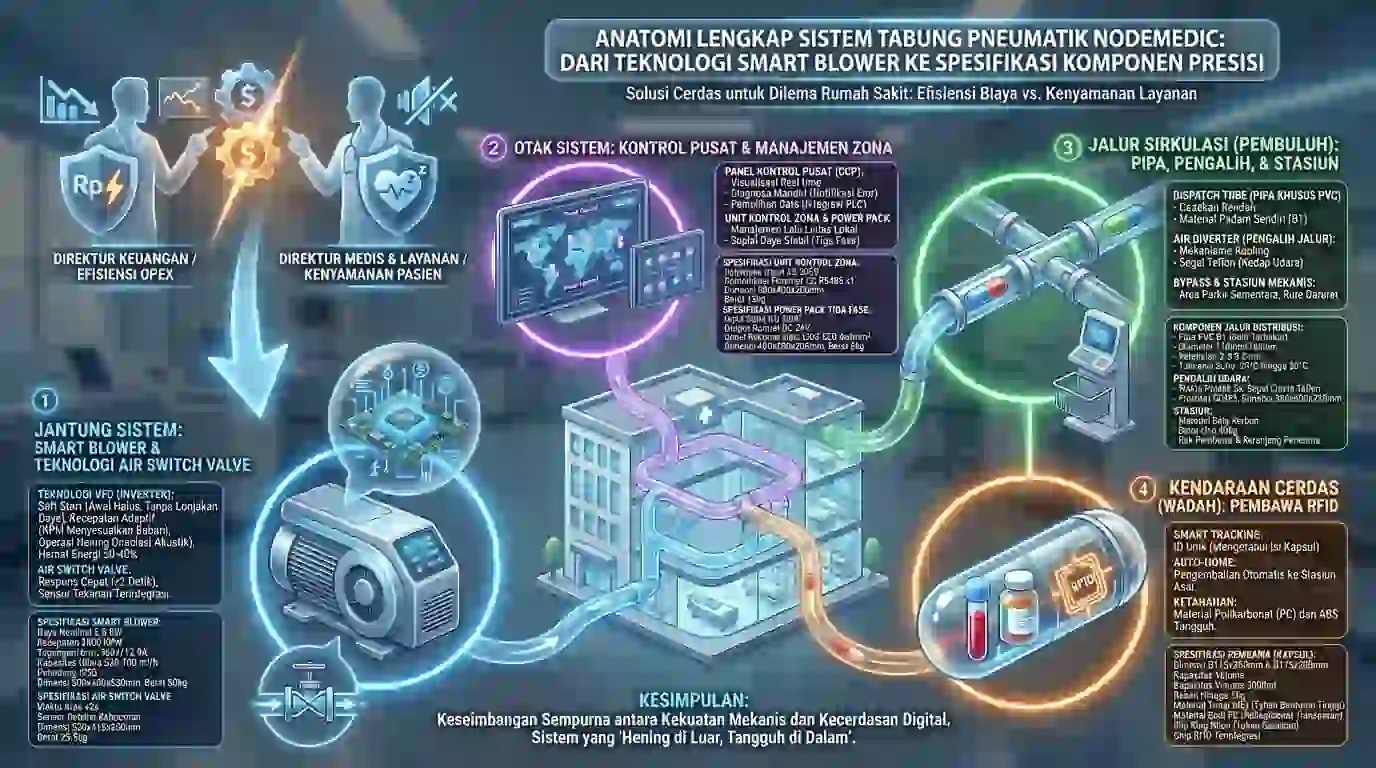 visualisasi teknologi pneumatic tube