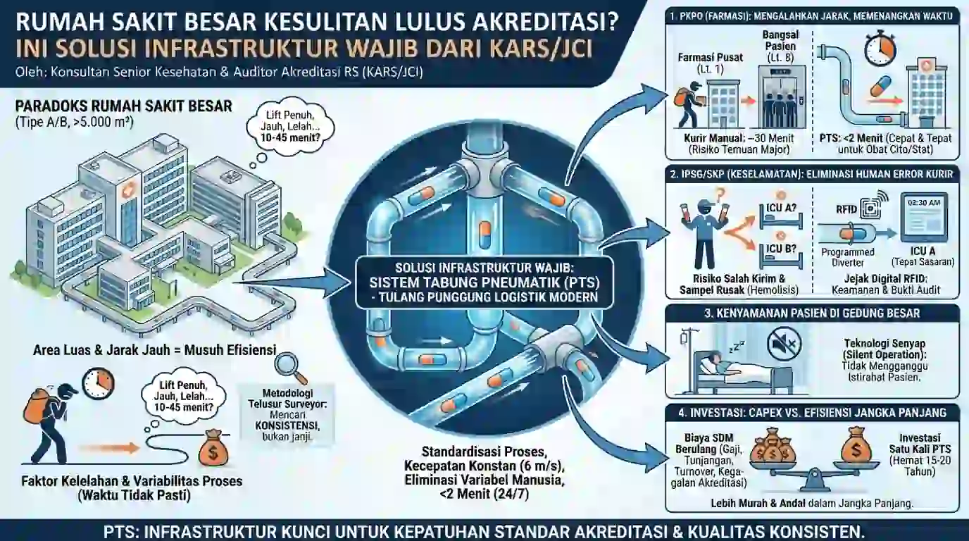 visualisasi RS besar wajib memiliki pneumatic system