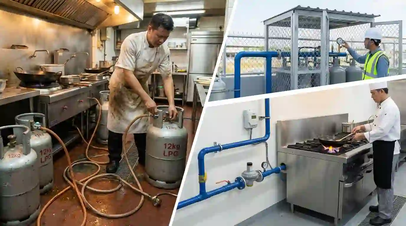 dampak dari pemasangan selang lpg
