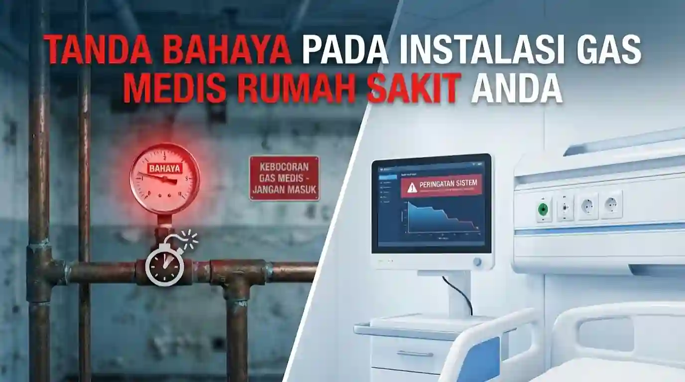 Bedhead lama yang sudah tidak sesuai standar dan berisiko bagi keselamatan pasien.
