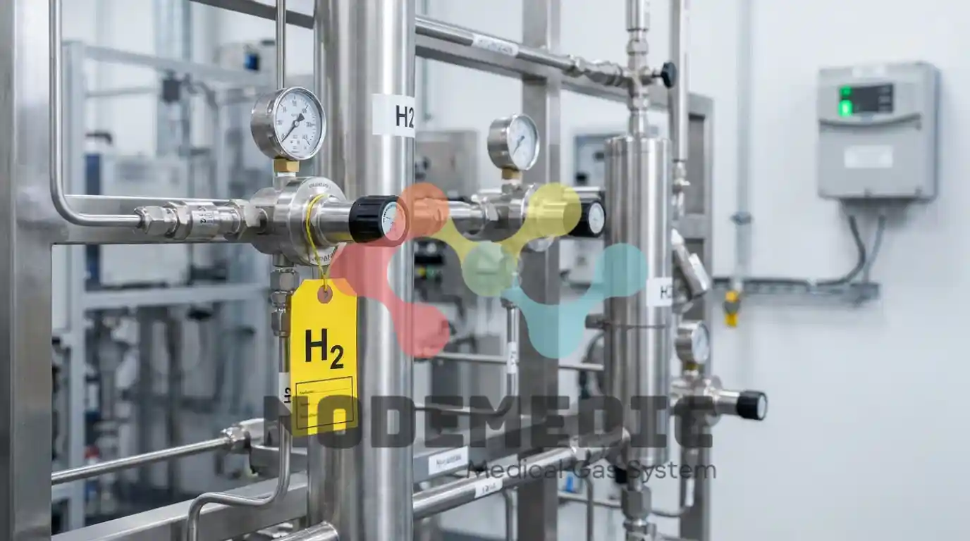 karakteristik gas hidrogen di laboratorium