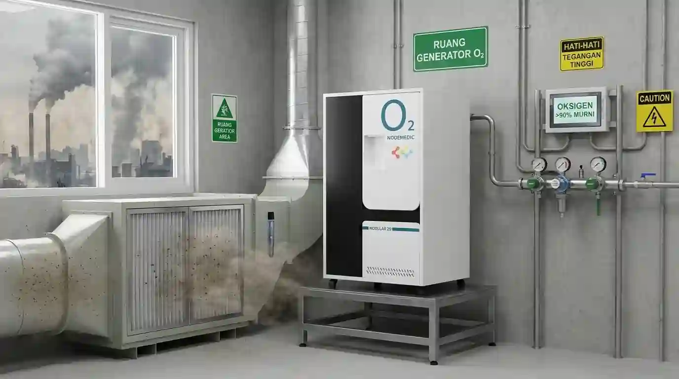 Kualitas generator oksigen tercemar