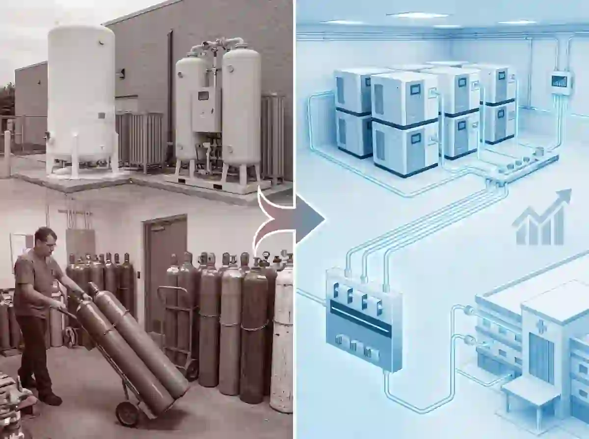 Perbandingan biaya transformasi infrastruktur gas medis